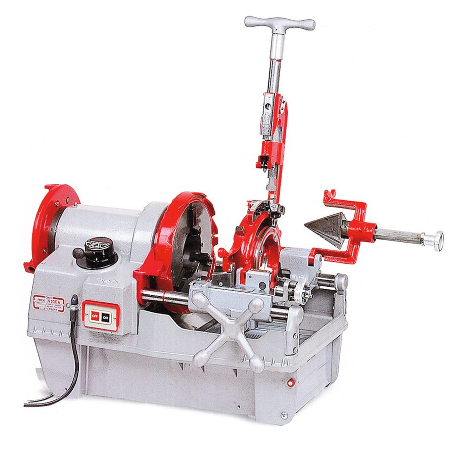 Industrial pipe threading machine